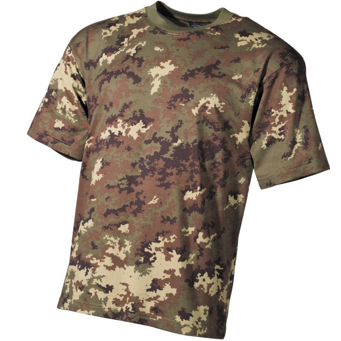 MFH US T-shirt, half sleeve, vegetato, cotton 170 g/m²